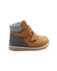 Trzewiki ocieplane dla chłopca do nauki chodzenia na zimę Emel ev2723-11