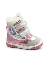 Śniegowce Dla Dziewczynki z Jednorożcem Srebrny Róż Wojtyłko 1ZŚ26116