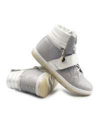 Wysokie buty dla dziewczynki do szkoły na wiosnę Bartek w-24376/sz/0a7