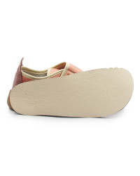 Kapcie Dla Dziewczynek na Rzep Barefoot Ameko Piko Brownrose
