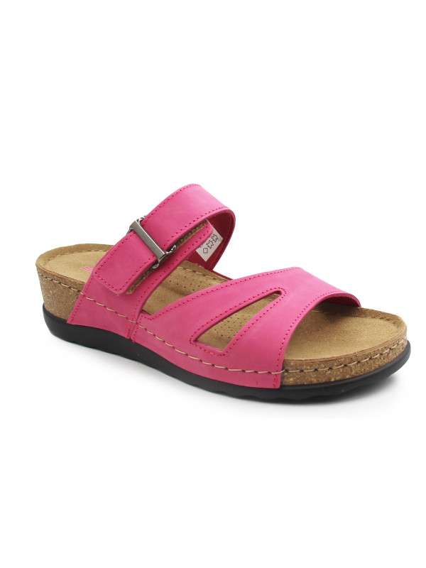 Klapki Damskie Na Lato Różowe Batz Elba