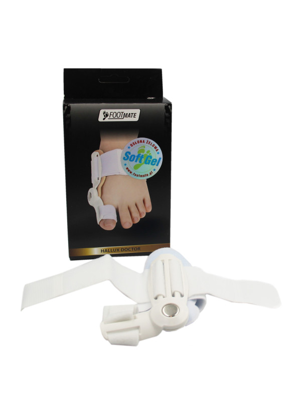 Dynamiczny Aparat Odwodzący Palucha z Żelem O010 Hallux Docor Footmate