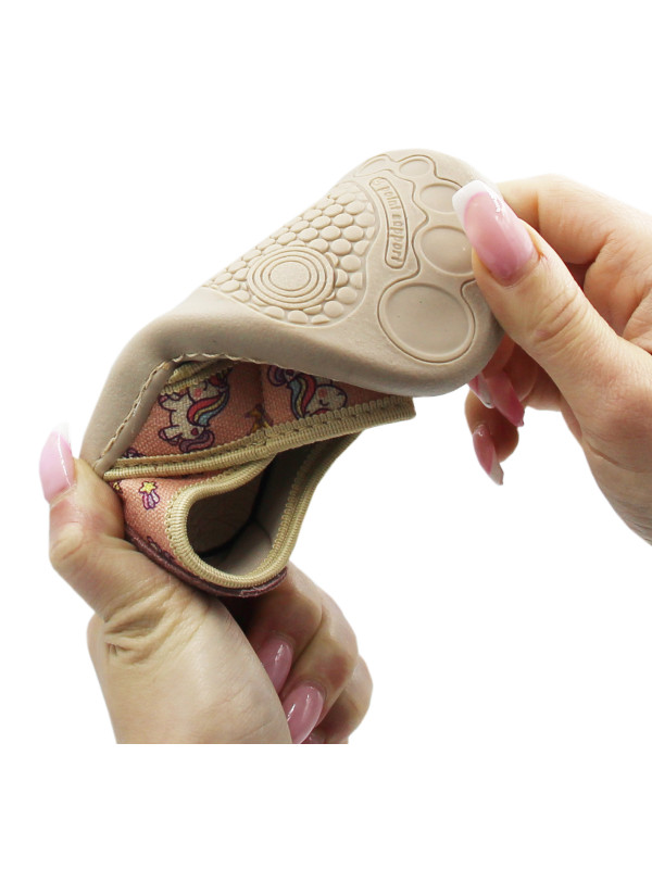 Kapcie Dla Dziewczynki w Jednorożce Barefoot Ameko Noel Unicorn