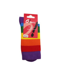 Skarpety O!skary Damskie Tęczowe 39-41