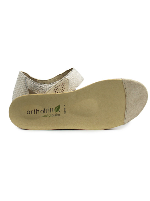 Damskie Sandały Na Lato Szerokie Stopy Waldlaufer 342H80 Beż