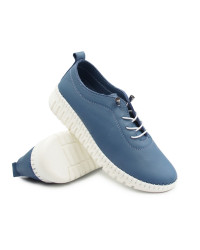 Półbuty dla kobiet na wiosnę z miękkiej skóry naturalnej T. Sokolski OG 4000 BLUE