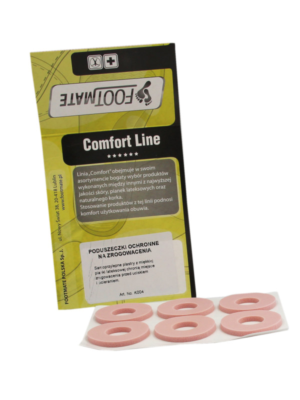 Ochronne Poduszeczki Plastry do Przyklejenia na Palce u Stóp Footmate K004