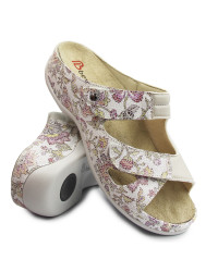 Wygodne laczki na szeroką stopę buty do pracy i dla seniorek Berkemann Janna 01027-244