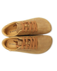 Półbuty barefoot męskie na wiosnę Stitch&Walk S088-61943B chocolate