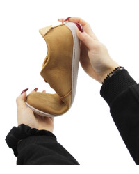 Półbuty barefoot męskie na wiosnę Stitch&Walk S088-61943B chocolate