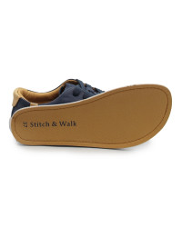 Buty na wiosnę barefoot Stitch&Walk S088-61943A royal blue