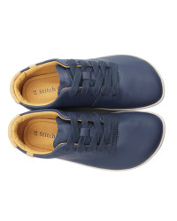 Buty na wiosnę barefoot Stitch&Walk S088-61943A royal blue