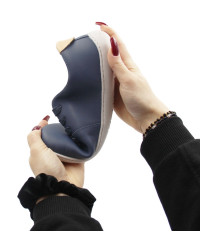 Buty na wiosnę barefoot Stitch&Walk S088-61943A royal blue