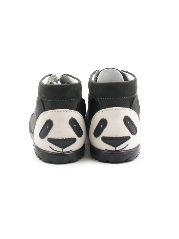 Chłopięce Trzewiki na Wiosnę Sznurowane Z Pandą Emel e 1150-1