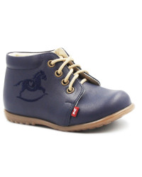 Trzewiki dla chłopca do nauki chodzenia na wiosnę Emel 1596-10