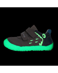 Chłopięce Buty Na Wiosnę Barefoot Brązowe DD STEP S063-52328AM+ Chocolate