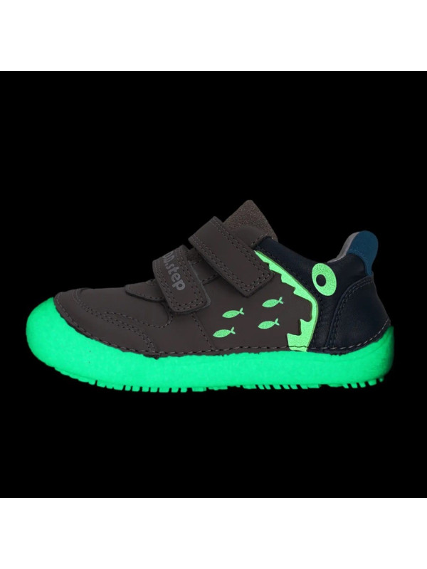 Chłopięce Buty Na Wiosnę Barefoot Brązowe DD STEP S063-52328AM+ Chocolate