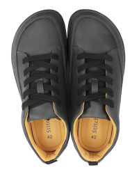 Męskie półbuty barefoot na wiosnę Stitch&Walk S088-61255B black