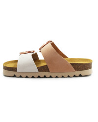 Klapki dla kobiet ze skóry naturalnej do pracy Dr Brinkmann 700924-42