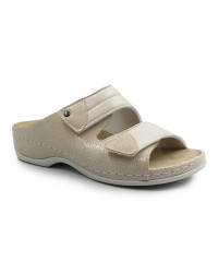 Laczki dla kobiet seniorek na szerokie stopy na wiosnę lato Berkemann Finja 01021-737