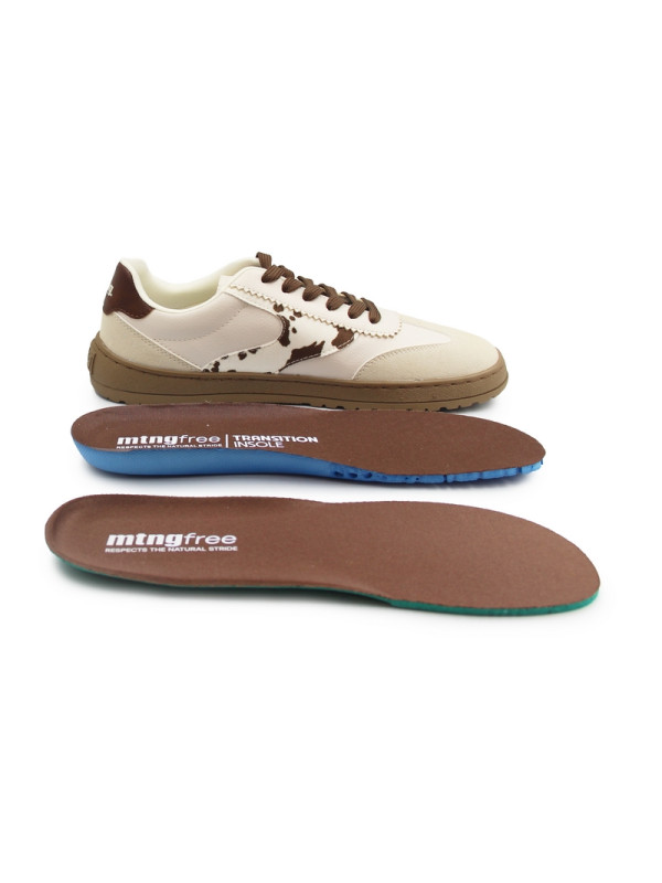 Półbuty damskie na wiosnę barefoot vegan MTNG 60948-C59379 wonderly sand