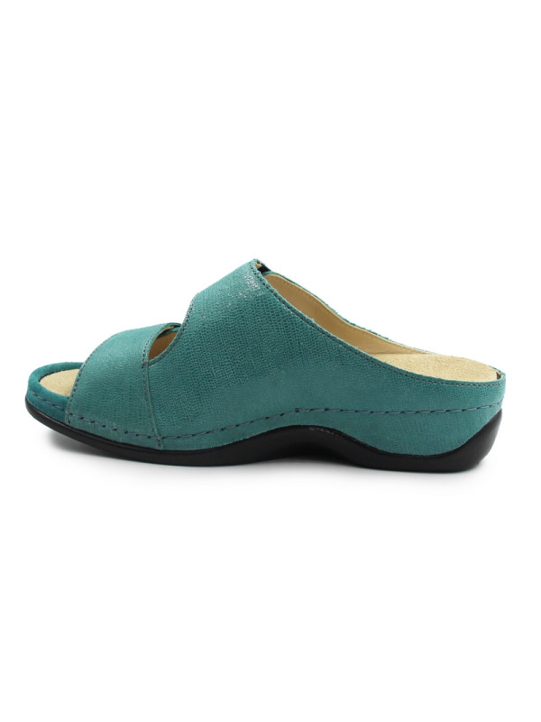 Damskie klapki na szerokie stopy na lato Berkemann Daria 01002-192