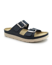 Klapki damskie ze skóry naturalnej do pracy Berkemann Verica 01914-320