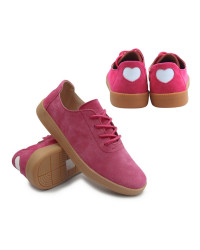 Buty damskie na wiosnę ze skóry naturalnej T. Sokolski W26-611 FUXIA