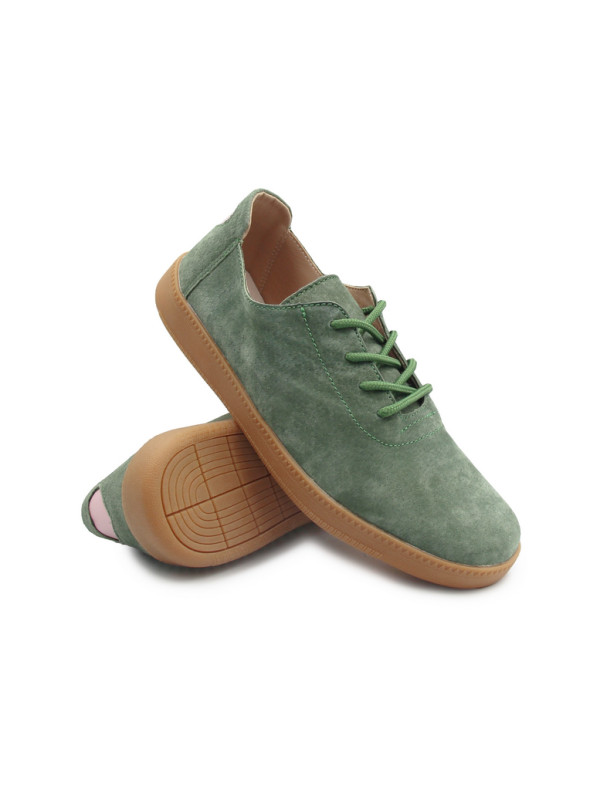 Skórzane półbuty na wiosnę dla kobiet T. Sokolski W26-611 GREEN