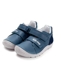 Chłopięce Buty Barefoot Na Wiosnę Skórzane DD STEP S116-61960L Royal Blue