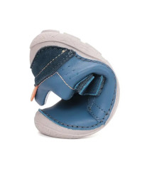 Chłopięce Buty Barefoot Na Wiosnę Skórzane DD STEP S116-61960L Royal Blue