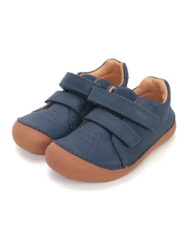 Półbuty Chłopięce Na Wiosnę Granatowe Barefoot DD STEP S063-61983 Royal Blue