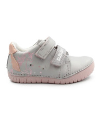Buty Dla Dziewczynki Wiosenne Świecące LED z Jednorożcem DD STEP S050-61970 Dove Grey
