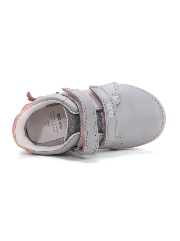 Buty Dla Dziewczynki Wiosenne Świecące LED z Jednorożcem DD STEP S050-61970 Dove Grey