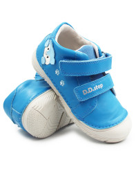 Wiosenne Półbuty Dla Chłopczyka Niebieskie Na Rzep D STEP S082-61703M Oceanic