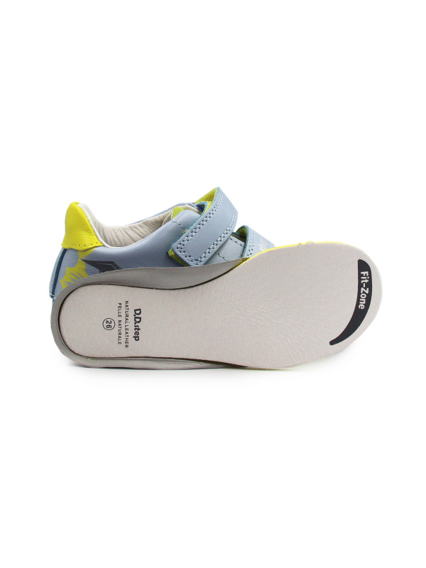 Buty Dla Chłopców Na Wiosnę Niebieskie Świecące LED DD STEP S050-61691M 0ceanic