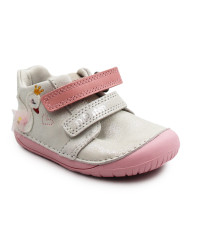 Buty Dla Dziewczynek Barefoot Srebrne DD STEP S070-61837 Silver