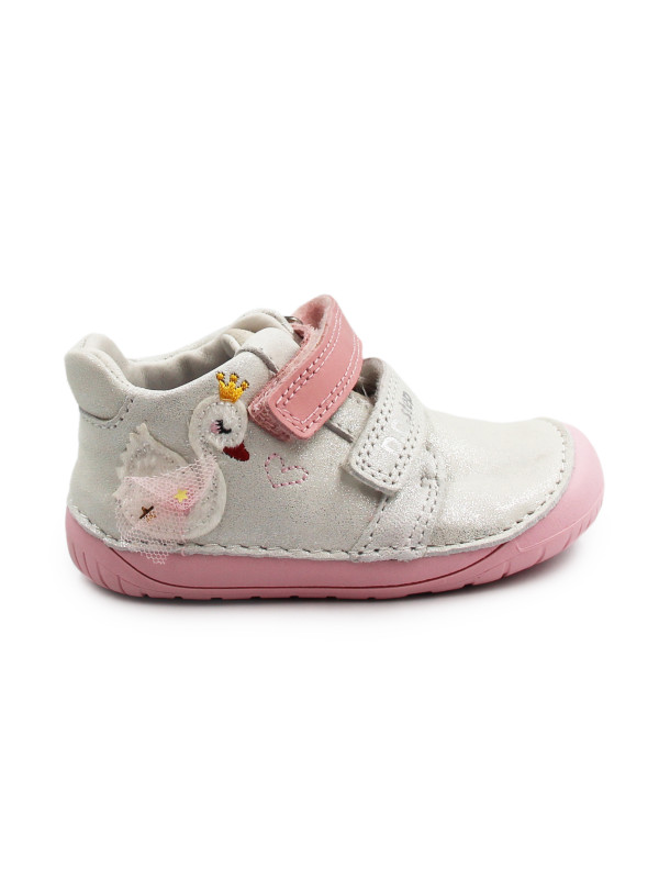Buty Dla Dziewczynek Barefoot Srebrne DD STEP S070-61837 Silver