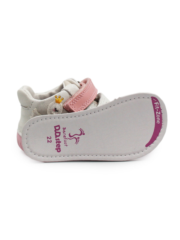 Buty Dla Dziewczynek Barefoot Srebrne DD STEP S070-61837 Silver