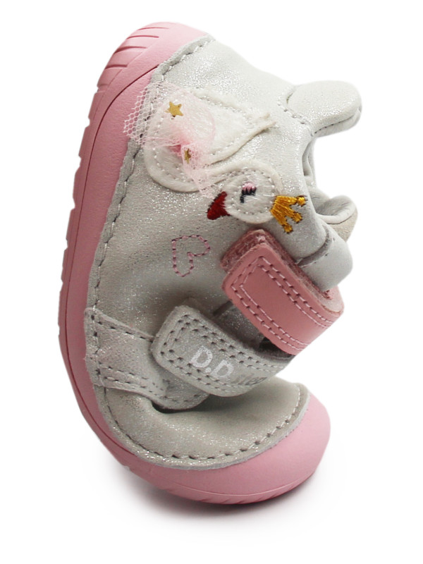 Buty Dla Dziewczynek Barefoot Srebrne DD STEP S070-61837 Silver