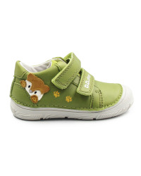 Buty Wiosenne Dla Dziecka ze Zwierzątkiem DD STEP S082-61703A Moss Green