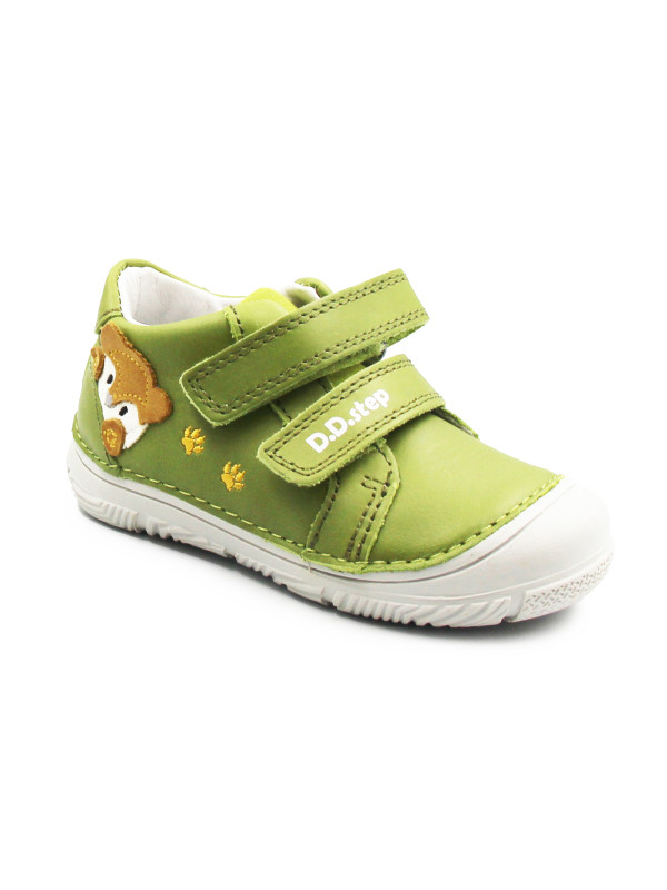 Buty Wiosenne Dla Dziecka ze Zwierzątkiem DD STEP S082-61703A Moss Green