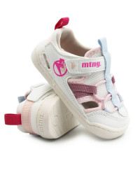 Sandałki dla dziewczynek barefoot na lato MTNG 48908-C59334