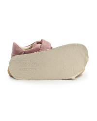 Buty Na Wiosnę Dla Dziewczynki z Serduszkiem Barefoot Ameko Dash-Hearts-Brownrose