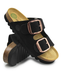 Laczki damskie na lato wakacje ze skóry naturalnej Dr Brinkmann 700809-01