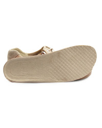 Półbuty damskie barefoot ze skóry naturalnej Helios 470 ecru