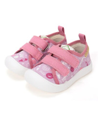 Trampki Do Szkoły i Przedszkola Dla Dziewczynki Na Rzep DD STEP C100-61432 Daisy Pink