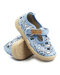 Trampki Do Przedszkola Dla Chłopczyka Niebieskie DD STEP C086-61137A Aero Blue