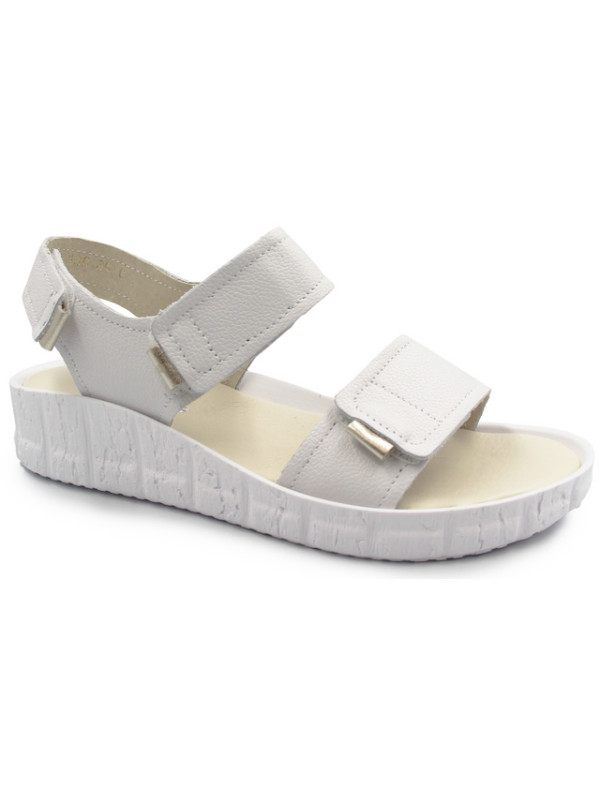 Sandały damskie ze skóry naturalnej na lato Helios 136