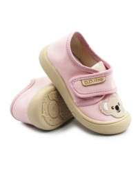 Różowe Kapcie Do Przedszkola Dla Dziewczynki z Misiem DD STEP C100-61963D